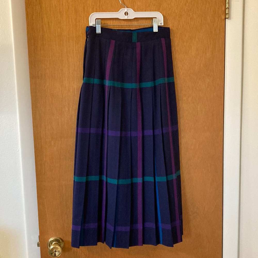Brooks Brother Wool Pkeated Skirt